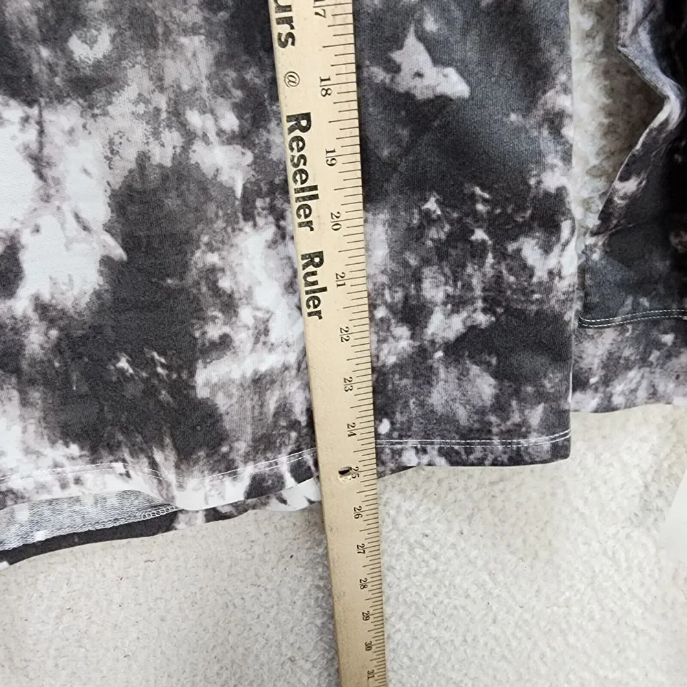 ANNE KLEIN Tie Dye Pajama Top Women's XL Grey Round Neck Long Sleeve Pullover - Picture 10 of 15